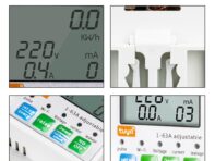 Tuya ZigBee Интеллектуальный автоматический повторный включающийся протектор Многофункциональный измеритель напряжения тока ЖК-дисплей 0 разноцветный