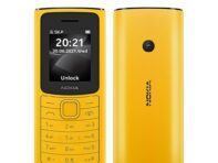 Восстановленный Nokia Оригинальный Nokia 110 4G  (2021) Мобильный телефон LTE 4G 1 Battery 1 Charger жёлтый