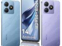 OSCAL FLAT 2 12 ГБ ОЗУ 256 ГБ ПЗУ Android 14 Смартфон фиолетовый