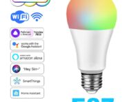 WiFi Smart LED Bulb E27 15W 18W RGB Voice Dimmable Light Ampolleta Parlante Wifi Lamp Work with Google Assistant/Home Alexa