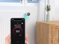 Tuya Zigbee Термостатический радиаторный клапан Термостат с функцией Smart Life Умный дом Tuya Alexa и Google Home Термостат TRV Клапан белый