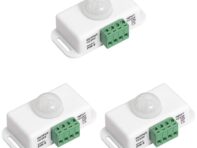 DC 12V 24V 6A PIR Датчик движения Автоматический переключатель для светодиодной ленты (белый)