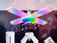 Светодиодная четырехлепестковая музыкальная лампа Bluetooth