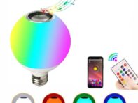 E27 Music RGB 12W RGBW Лампа с изменением цвета Bluetooth-динамик Многоцветная декоративная лампа с дистанционным управлением для вечеринки дома Bluetooth RGB Withe
