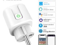 AUBESS 20A Tuya Wi-Fi ЕС Умная розетка Умный дом Монитор мощности Беспроводная розетка Дистанционное голосовое управление Alexa Google Home Яндекс Алиса