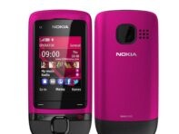 Восстановленный оригинальный разблокированный мобильный телефон Nokia C2-05 слайд Simple Set чёрный