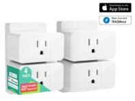 Wi-Fi Smart Plug Us Розетка 1/2/4 Pack Таймер Расписание Голосовое управление Поддержка Alexa Google Assistant Smartthings
