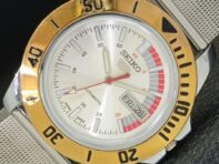 ВОССТАНОВЛЕННЫЕ SEIKO 5 AUTOMATIC JAPAN 6309A НАРУЧНЫЕ ЧАСЫ С СЕРЕБРИСТЫМ ЦИФЕРБЛАТОМ a426516-2 RL-a426516