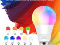 WiFi Smart Led Light Bulb E27 12/15/18W Voice RGB Dimmable Light Ampolleta Parlante Wifi Lamp Work With Google Assistant Alexa