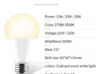 E27 WiFi Smart LED Light Bulbs 110 В 220 В 12 Вт 15 Вт 20 Вт LED Lamp Cozylife APP Control Home Lighting Support Alexa Google Home Yes