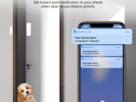 Tuya WiFi Датчик двери Магнитный датчик открытия/закрытия оконной двери Охранная сигнализация Поддержка приложения Smart Life Alexa Google Home