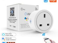 Germa UK 10a Plug Wi-Fi Розетка синхронизации Умный дом Розетка Монитор мощности Приложение Tuya Smart Life работает с Aleax Google Home