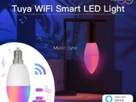 Tuya WiFi ZigBee Smart Dimmable Magic Bulb E14 E14 GU10 RGBCW LED Bulb For Smart Life APP Alexa Google Home Yandex Alice