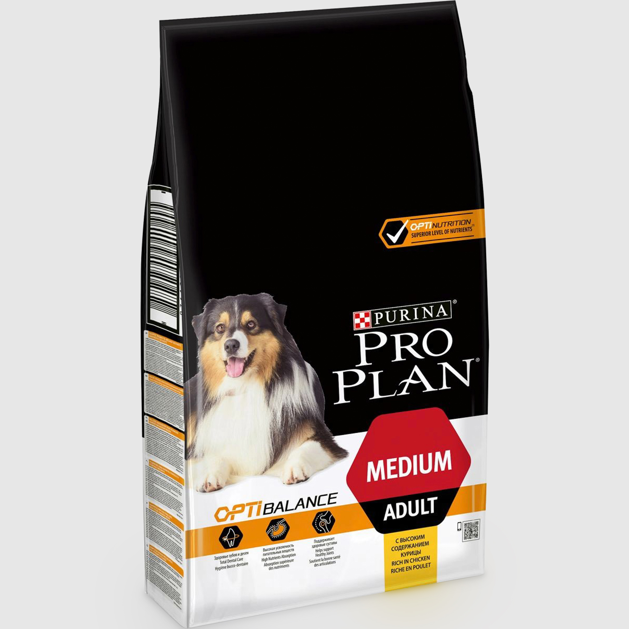 Корм для собак PRO PLAN Optibalance Adult для средних пород