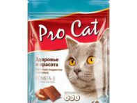 Лакомство PRO CAT Здоровье и красота Лосось 60г