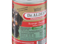 Корм для собак Dr. Alders Алдерс Гарант мясное блюдо с рубцом 400 г