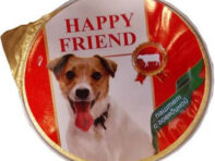Корм для собак HAPPY FRIEND Паштет с говядиной 125 г