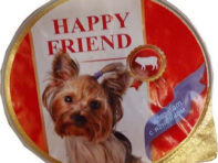 Корм для собак HAPPY FRIEND Паштет с ягненком 125 г