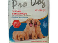 Пеленки для кошек и собак Pro Dog с гелевым абсорбентом 40х60 см 30 шт