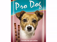 Лакомство для собак Pro Dog Лакомые палочки с говядиной 3х15 г 45 г