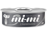 Корм для кошек MI-MI Кусочки в желе телятина 80 г