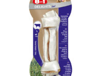 Лакомство для собак 8 IN 1 Delights Beef L Косточка с говядиной для крупных пород 21 см