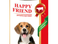 Корм для собак HAPPY FRIEND С говядиной и рубцом 410 г
