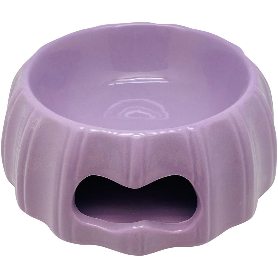 Миска для животных Foxie Violet фиолетовая 17х6