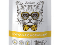 Корм для кошек Best dinner Exclusive Мусс сливочный курочка с морковью 85 г