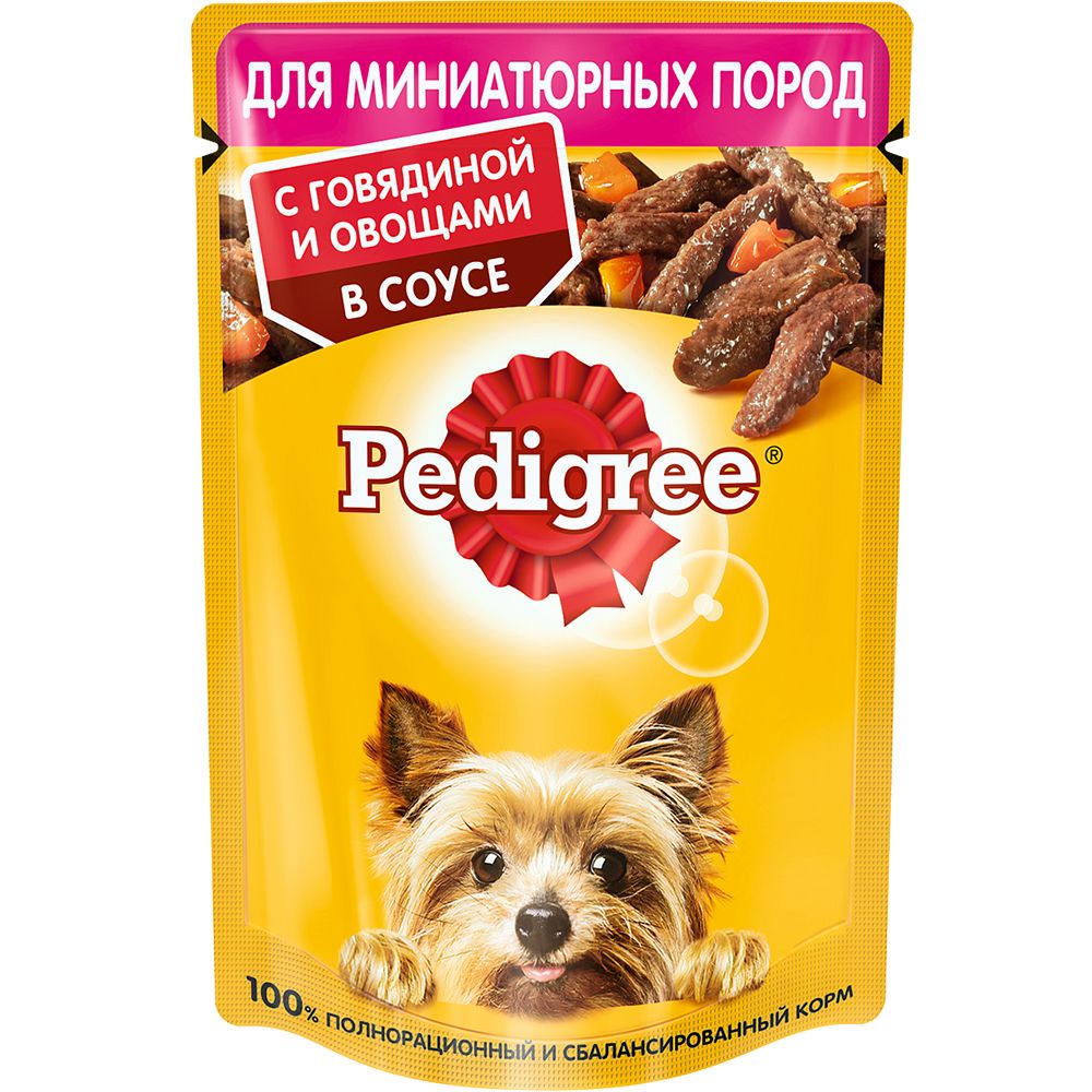 Корм для собак Pedigree для миниатюрных пород