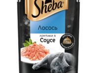 Корм для кошек Sheba Лосось ломтики в соусе 75 г