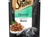 Корм для кошек Sheba Кролик ломтики в желе 75 г