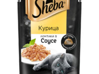 Корм для кошек Sheba Курица ломтики в соусе 75 г