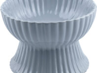 Миска для животных Foxie Grey Shell керамическая 15х15х10