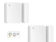 2024 Оригинальный датчик открытия/закрытия двери и окна 2 Bluetooth 5.1 Обнаружение света Записи открытия/закрытия с приложением Mijia белый