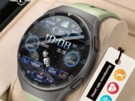 LIGE круглые умные часы высокой четкости с Bluetooth