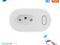 Germa Brazil 16a Tuya Wi-Fi Умная розетка с монитором питания Приложение Tuya Smart Life Wi-Fi Умная розетка работает для Google Home и Alexa