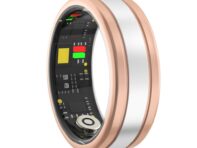 R18 Smart Ring Водонепроницаемые кольца для здоровья и фитнеса Bluetooth 5.1 Частота сердечных сокращений Уровень кислорода в крови Мониторинг сна для ios Android 8 чёрный