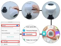 E27 LED сценический световой эффект DJ диско свет RGBW лампа музыкальный проигрыватель диммируемая лампа Bluetooth музыкальный динамик звуковая коробка огни для вечеринок