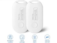 4PCS Smart Tag Global Locator Mini GPS Tracker Work with iOS Find My APP Anti-lost Finder Locator for Key Wallet Car Pet Luggage