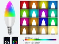 Cozylife WiFi Smart LED E14 Light Bulb RGB Bulb 5/7/9W Candle Light APP Link Alexa Google Assistant Voice On/Off Indoor Lighting Yes