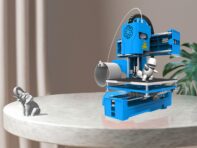 EasyThreed 3D-принтер Мини-настольная печатная машина для детей Размер печати 100x100x100 мм Съемный BL-EU