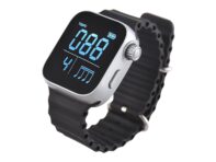 Метроном часы Body Sensing Smart Vibration Watch Носимые метроном съемный силиконовый ремешок чёрный