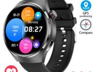 NFC Смарт-часы для мужчин GT4 Pro HD экран сердечного ритма Bluetooth вызов IP67 водонепроницаемые умные часы для Huawei Xiaomi коричневый
