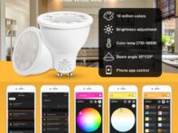 GLEDOPTO 120 градусов 5 Вт Zigbee APP Control GU10 RGB + CCT Светодиодная лампа-прожектор