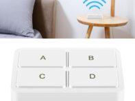Беспроводная кнопка 4-позиционные переключатели Кнопка для ZigBee Сценические настенные переключатели для контроллеров сцен автоматизации Tuya белый