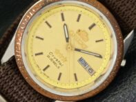 Б/у ORIENT CRYSTAL AUTOMATIC JAPAN 46941 МУЖСКИЕ ОРИГИНАЛЬНЫЕ ЧАСЫ С ЦИФЕРБЛАТОМ A431503-2 R107-a431503