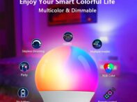 16 цветов RGB лампа светодиодная многоцветная лампа E27 цоколь 220 В бытовое освещение с регулируемой яркостью 24 клавиши дистанционного управления атмосфера неоновый свет 15W
