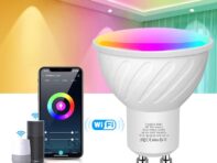 GU10 WIFI Умные светодиодные лампы RGB с регулируемой яркостью Светодиодные лампы Homekit Smart APP Управление лампочками Голос Alexa/Google