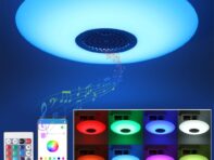 48 Вт/28 Вт/18 Вт E27 светодиодная потолочная лампа с Bluetooth-динамиком